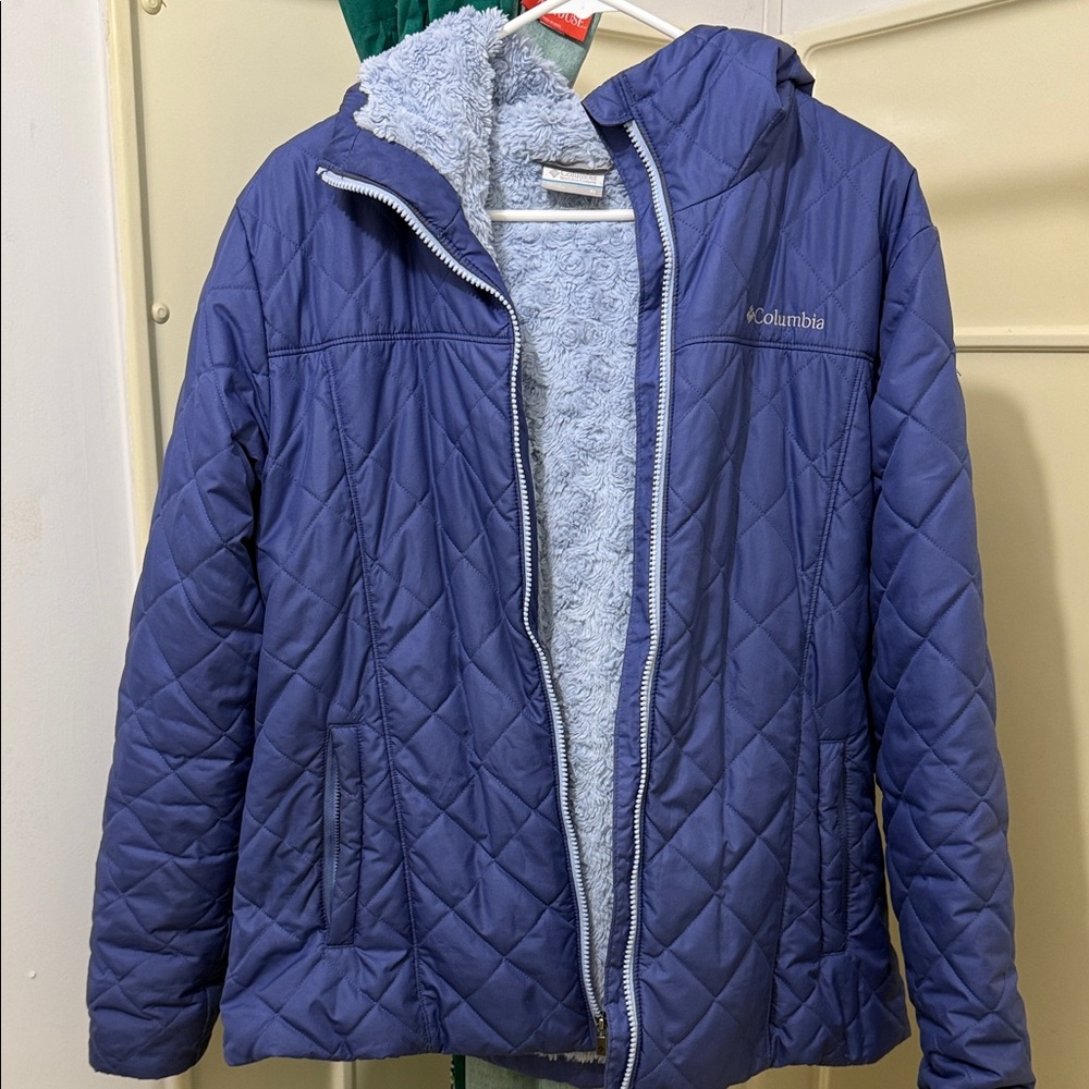 Columbia Quilted Jacket in Deep Blue